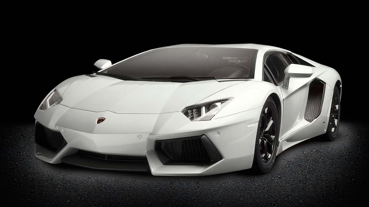 Pocher Lamborghini Aventador White Isis 1:8 | Carrara - L ...